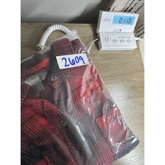 Natural Reflections Flannel Shirt Womens L Red Black Buffalo Check Plaid Outdoor - Picture 9 of 9